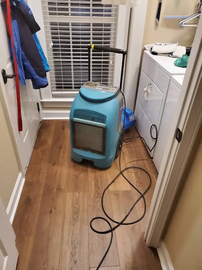 Commercial dehumidifier deployed for Crawl Space Restoration in Fort Bragg